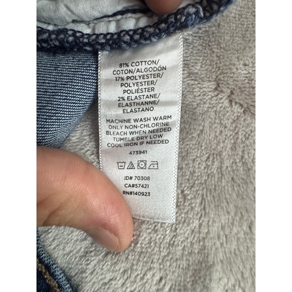 LOFT Outlet Petite Modern Skinny Jeans Size 0 Blue Denim Excellent Condition - Picture 8 of 10